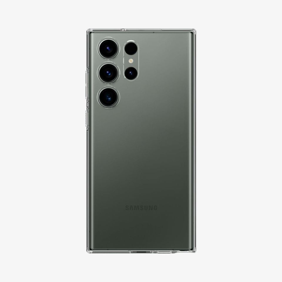 Galaxy S23 Ultra Kılıf, Spigen Liquid Crystal 4 Tarafı Tam Koruma Crystal Clear