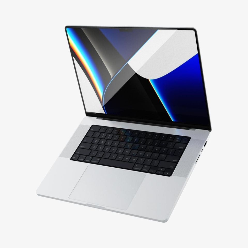 Spigen MacBook Pro 14'' M5 (2026)/M5 (2025)/M4 (2024)/M3 (2023)/M2 (2023)/M1 (2021) Cam Ekran Koruyucu Tam Kaplayan GLAS.tR Full Cover HD