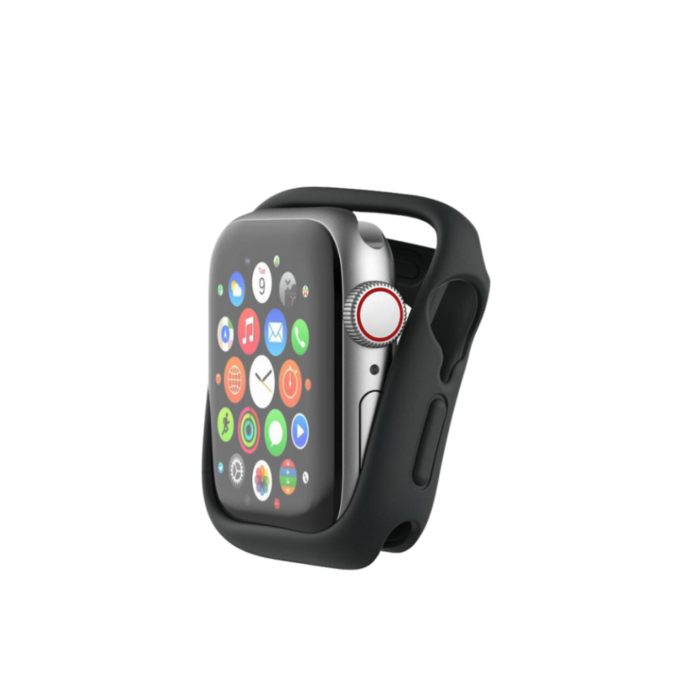 Apple Watch Serisi (44mm / 45mm) Kılıf, Caseology by Spigen Nero Black
