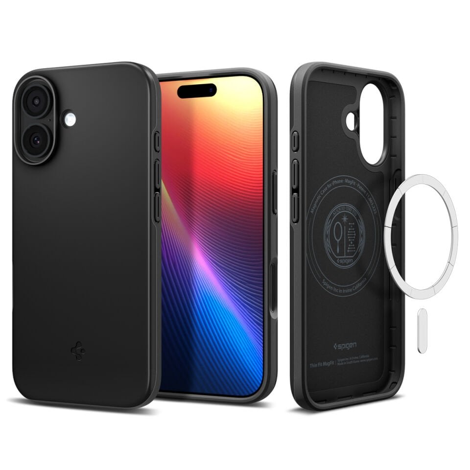 Spigen iPhone 17 ince MagSafe Kılıf Thin Fit Hava Kanalı Teknolojisi™ Askeri Sınıf Koruma MagFit Kapak