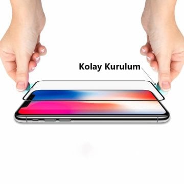 iPhone 11/XR Cam Ekran Koruyucu, Spigen Full Cover Glass Black