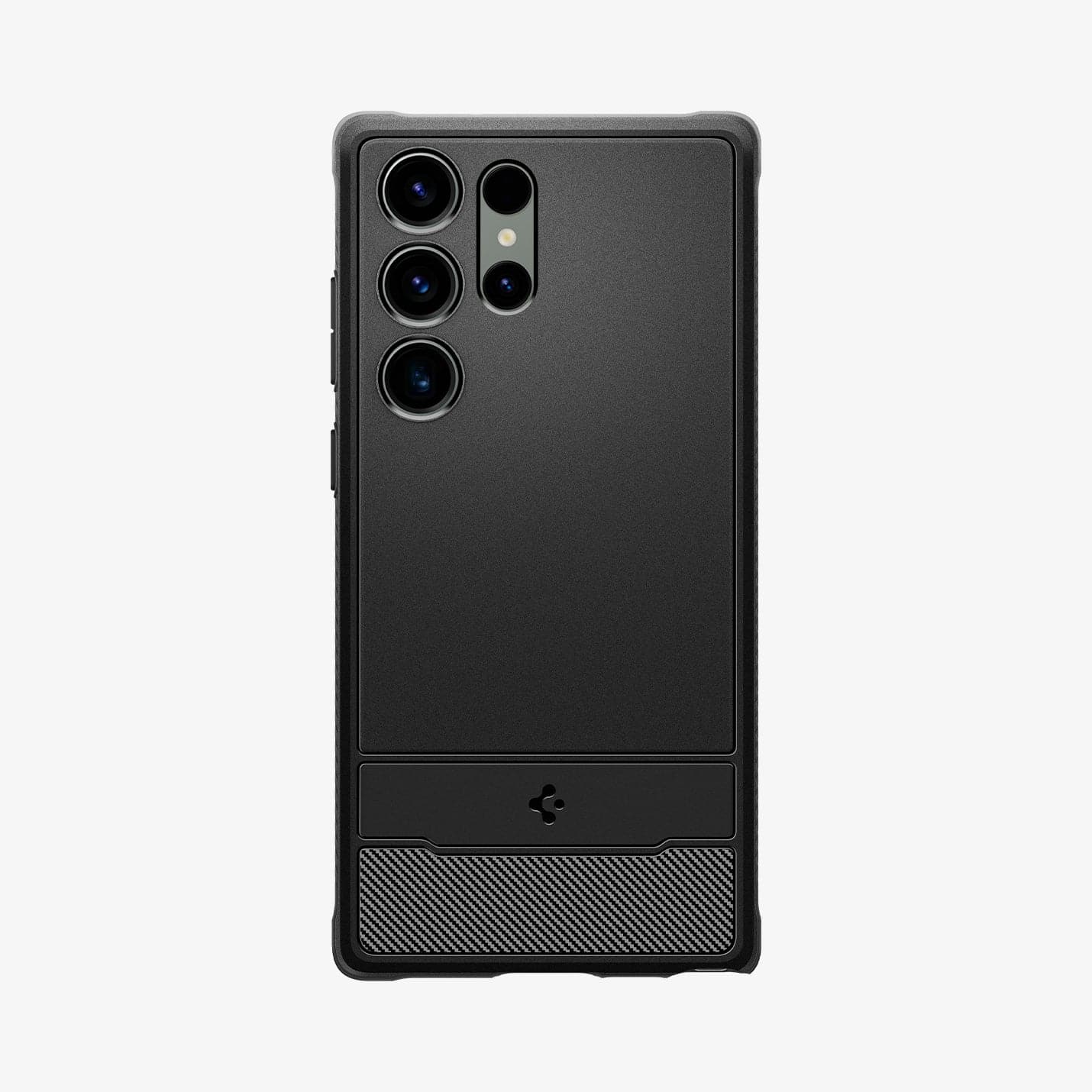 Galaxy S23 Ultra Kılıf, Spigen Rugged Armor Matte Black