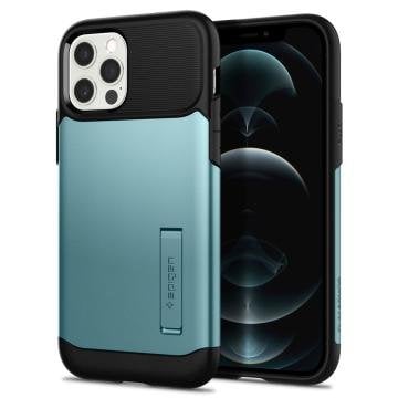 iPhone 12 / iPhone 12 Pro Kılıf, Spigen Slim Armor Pearl White