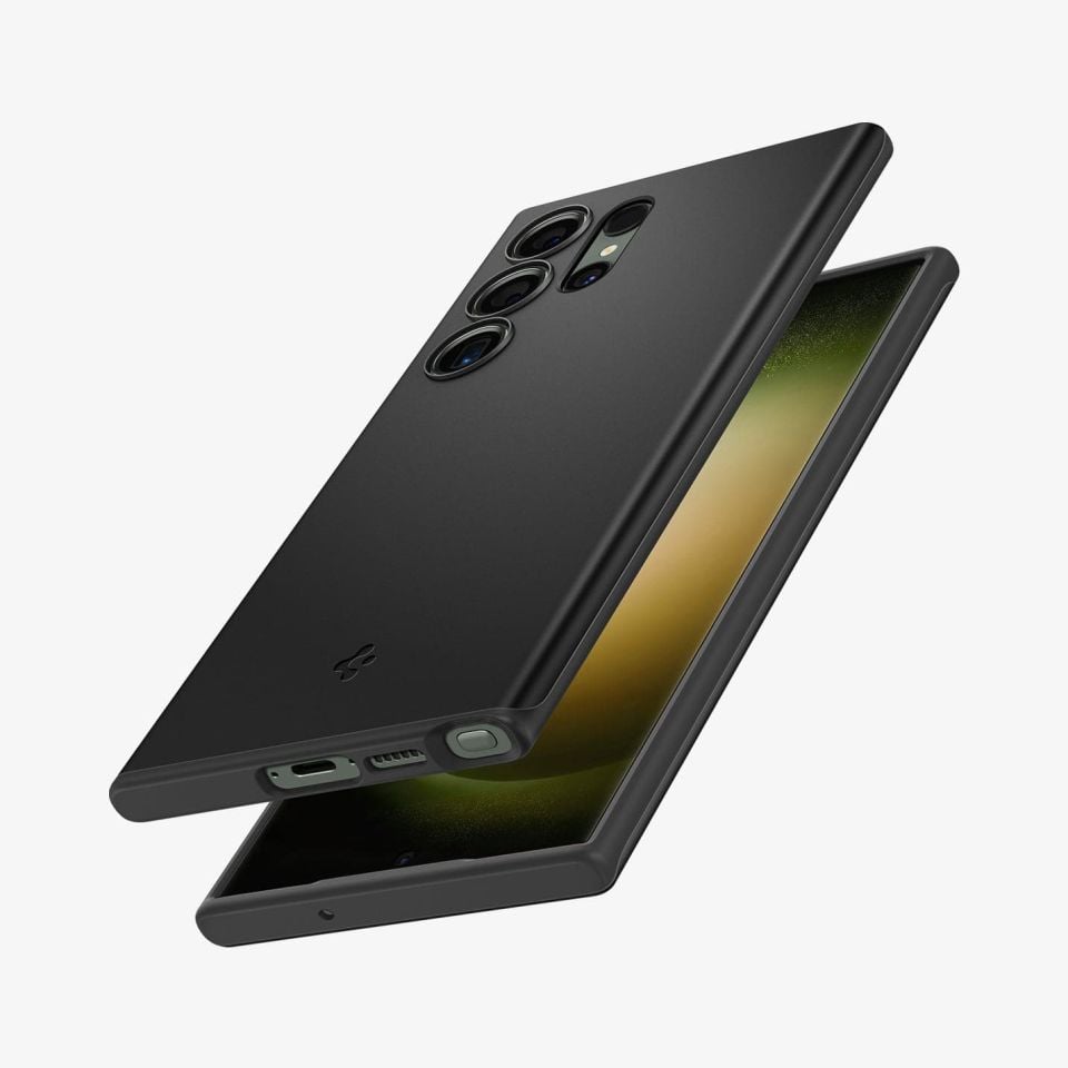 Galaxy S23 Ultra Kılıf, Spigen Thin Fit Black