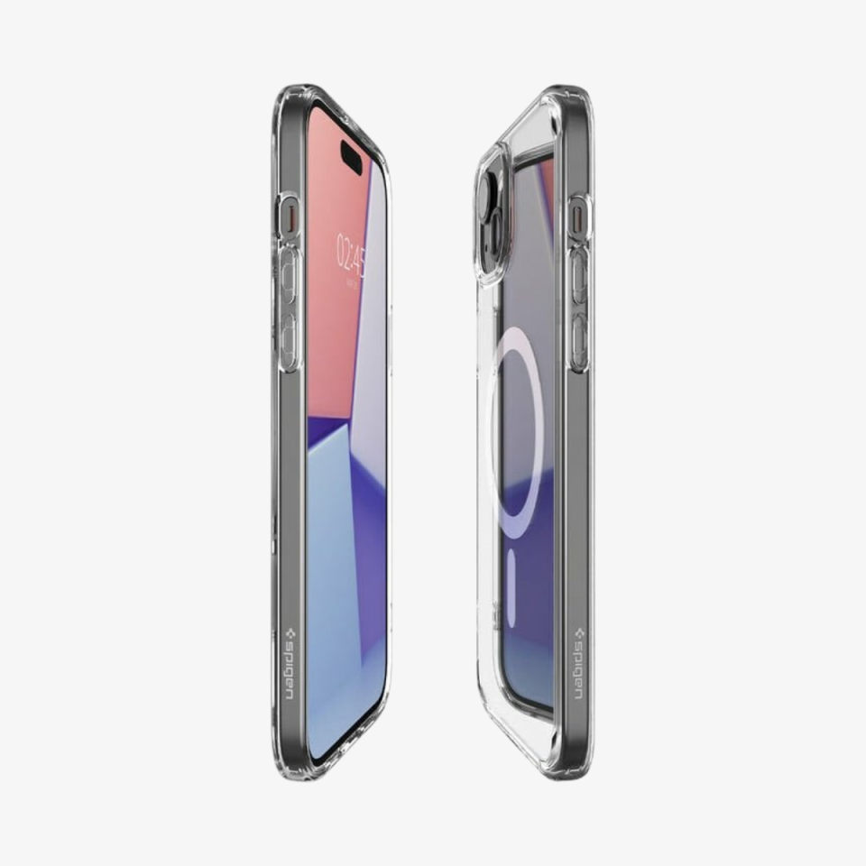 Spigen iPhone 15 / iPhone 14 / iPhone 13 Kılıf Crystal Hybrid MagFit MagSafe Özellikli