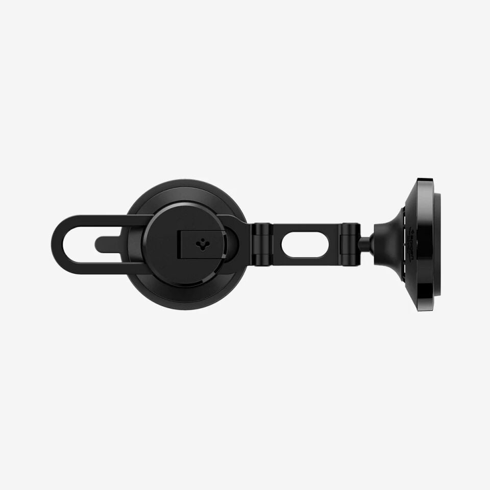 Spigen MagFit Dashboard Araç içi Telefon Tutucu + Manyetik Kablosuz Şarj Cihazı iPhone için MagSafe özellikli Cryomax OneTap Pro 3 Black