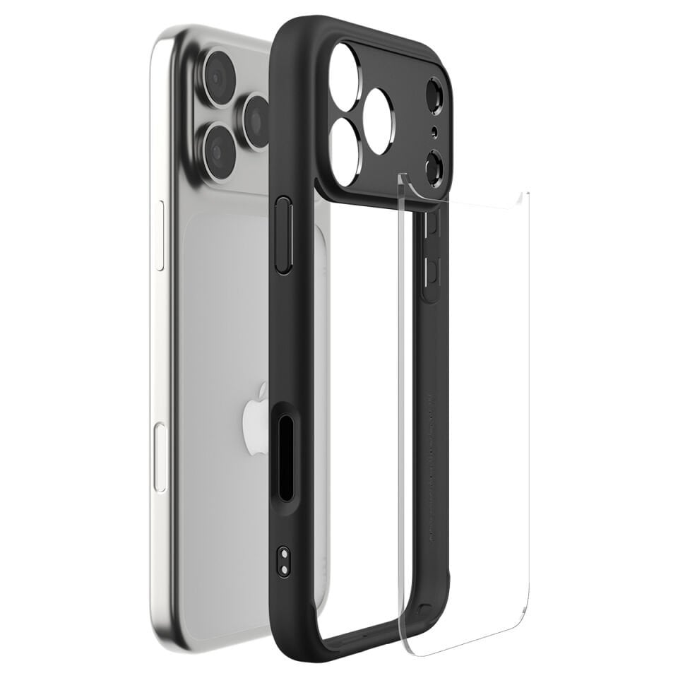 Spigen iPhone 17 Pro ince Kılıf Ultra Hybrid Sararma Karşıtı DuraClear™ Hava Kanalı Teknolojisi™ Askeri Sınıf Koruma Şeffaf Kapak