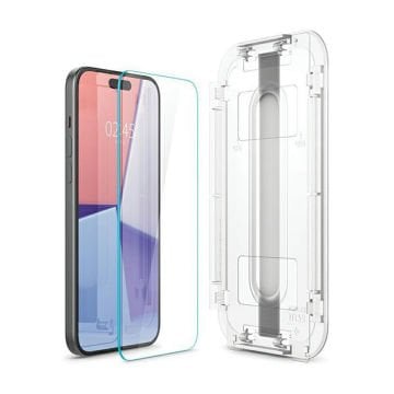 Spigen iPhone 16 / iPhone 15 Cam Ekran Koruyucu Kolay Kurulum Glas.tR EZ Fit Slim HD (1 Adet)