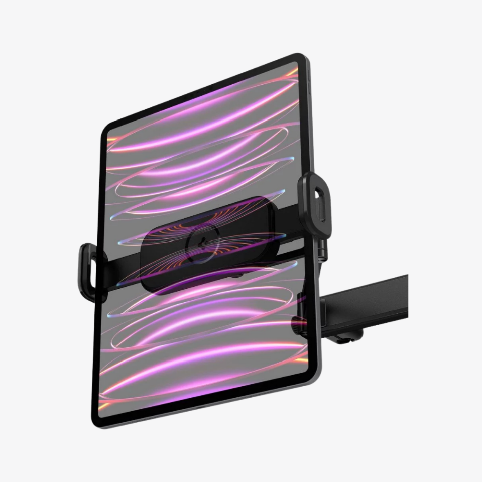 Spigen Araç Baş Desteği ile Uyumlu Telefon & Tablet Tutucu Kol Standı Kuel Black