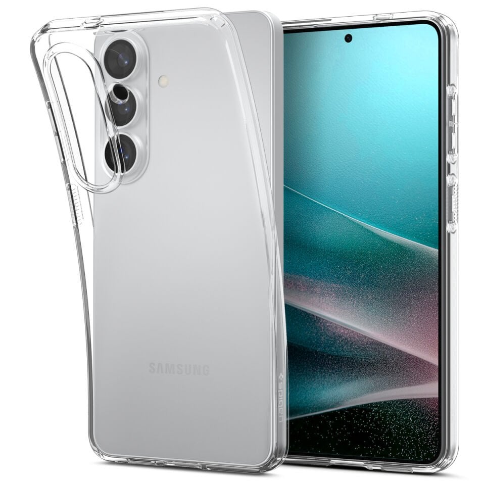 Spigen Samsung Galaxy S26 ile Uyumlu ince Kılıf Liquid Sararmaya Dayanıklı DuraClear™ Hava Kanalı Teknolojisi™ Askeri Sınıf Koruma Clear Şeffaf Kapak Cyrstal Clear
