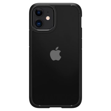 iPhone 12 / iPhone 12 Pro Kılıf, Spigen Crystal Hybrid Matte Black