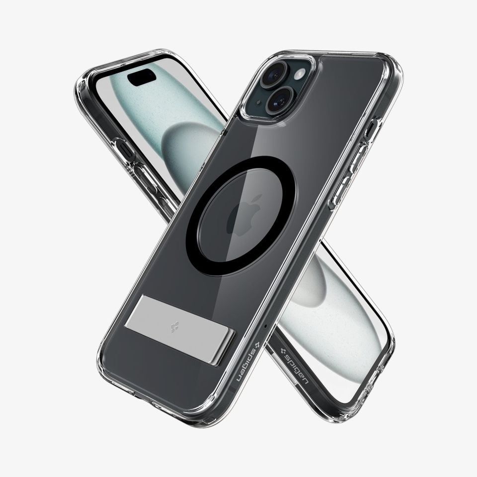 Spigen iPhone 15 / iPhone 14 / iPhone 13 Kılıf Ultra Hybrid S MagFit MagSafe Özellikli Black