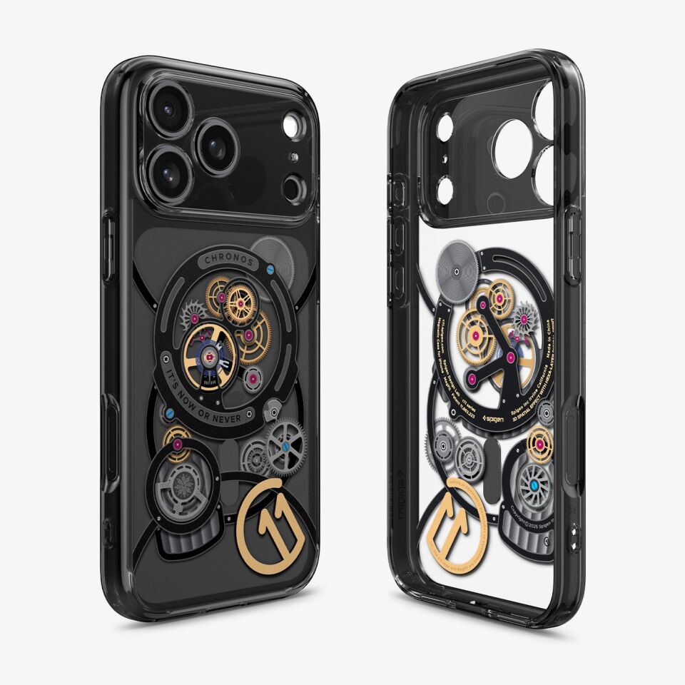 Spigen iPhone 17 Pro Max ince MagSafe Kılıf Ultra Hybrid Sararmaya Dayanıklı DuraClear™ Hava Kanalı Teknolojisi™ Askeri Sınıf Koruma MagFit c11 Tasarım Kapak