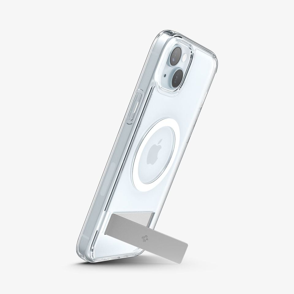 Spigen iPhone 15 / iPhone 14 / iPhone 13 Kılıf Ultra Hybrid S MagFit MagSafe Özellikli Crystal Clear