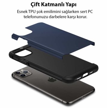 iPhone 11 Pro Max Kılıf, Caseology Legion Midnight Blue