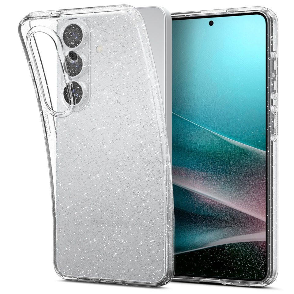 Spigen Samsung Galaxy S26 Ultra ile Uyumlu ince Kılıf Liquid Crystal Glitter Sararmaya Dayanıklı DuraClear™ Hava Kanalı Teknolojisi™ Askeri Sınıf Koruma Şeffaf Kapak