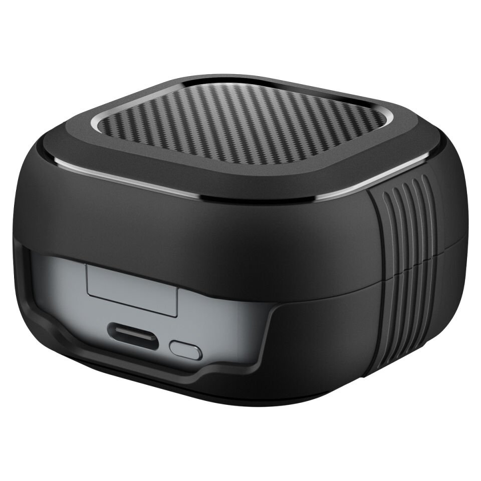 Spigen Caseology Samsung Galaxy Buds 4 / Buds 4 Pro Kılıf Rugged Armor Matte Black