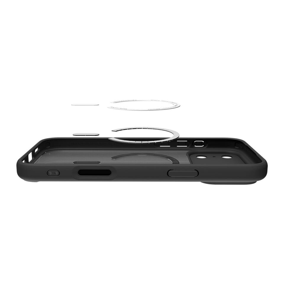 Spigen iPhone 17 Pro ince MagSafe Kılıf Ultra Hybrid Sararmaya Dayanıklı DuraClear™ Hava Kanalı Teknolojisi™ Askeri Sınıf Koruma MagFit Mat Kapak