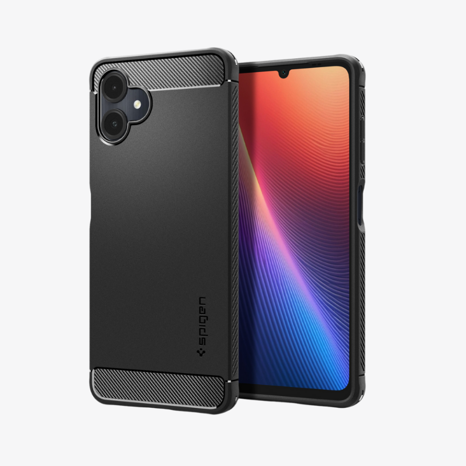 Spigen Galaxy A06 Kılıf Rugged Armor Matte Black
