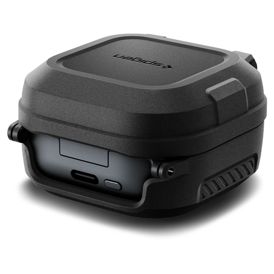 Spigen Caseology Samsung Galaxy Buds 4 / Buds 4 Pro Kılıf Lock Fit Matte Black