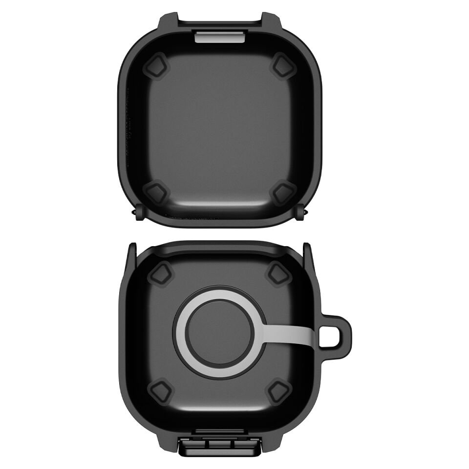 Spigen Caseology Samsung Galaxy Buds 4 / Buds 4 Pro Kılıf Lock Fit Matte Black