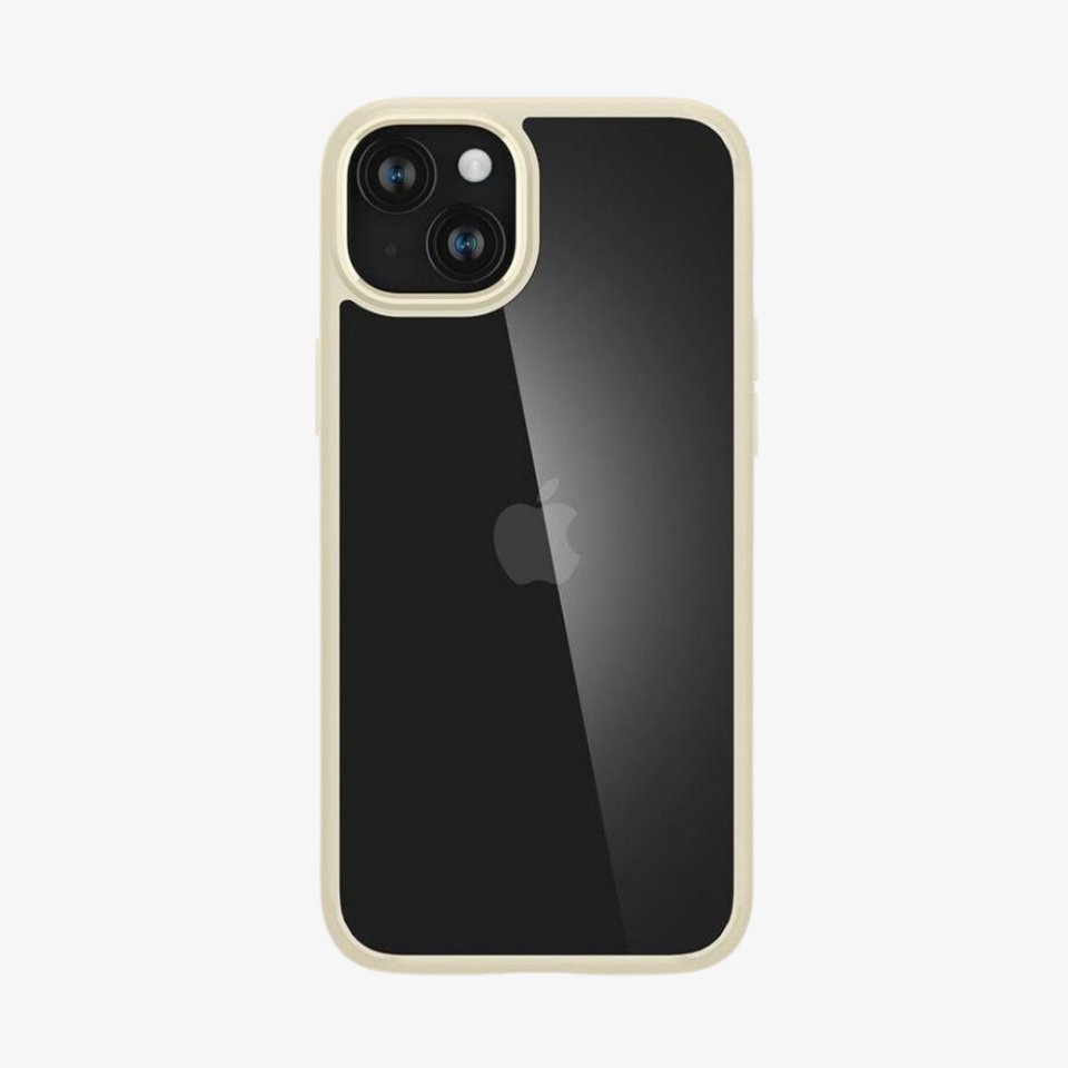 iPhone 15 Plus Kılıf, Spigen Crystal Hybrid Mute Beige