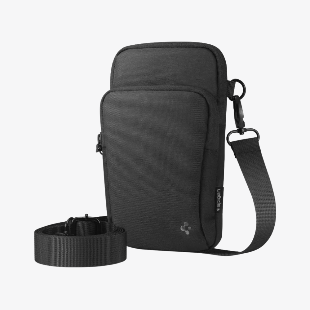 Spigen Mobil Cihazlar için Seyahat Çantası / Kompakt Tasarım Klasden Black