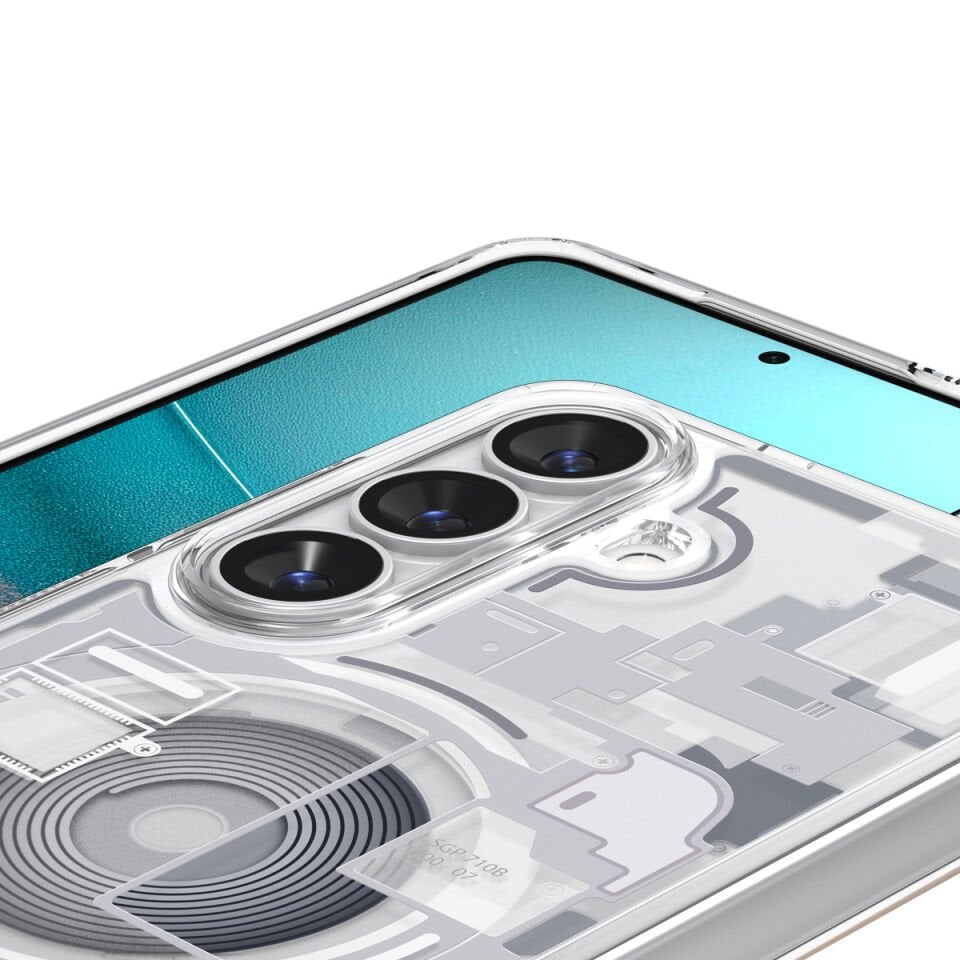 Spigen Samsung Galaxy S26 ile Uyumlu ince Kılıf Ultra Hybrid Sararmaya Dayanıklı DuraClear™ Hava Kanalı Teknolojisi™ Askeri Sınıf Koruma MagFit Şeffaf Kapak Zero One White