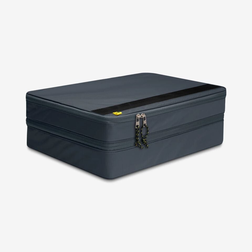 Spigen Seyahat Paketleme Küpleri / Valiz içi Düzenleyici Çanta Büyük Boy 28 inc Small (2 Adet) + X Large (1 Adet) Grotto Gray