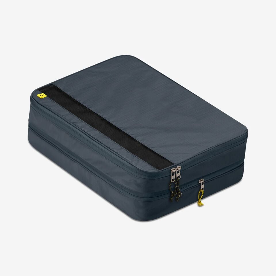 Spigen Seyahat Paketleme Küpleri / Valiz içi Düzenleyici Çanta Büyük Boy 28 inc Small (2 Adet) + X Large (1 Adet) Grotto Gray