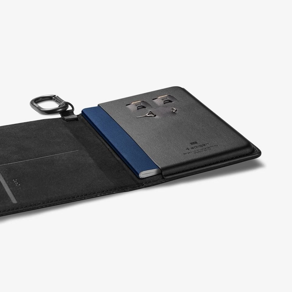 Spigen Passport Holder RFID Korumalı Seyahat Çantası Pasaport Cüzdan