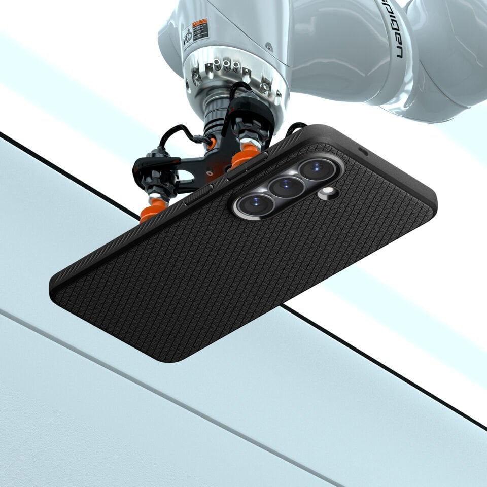 Spigen Samsung Galaxy S26 ile Uyumlu ince Kılıf Liquid Air Hava Kanalı Teknolojisi™ Askeri Sınıf Koruma Dokulu Yüzey Kapak Matte Black