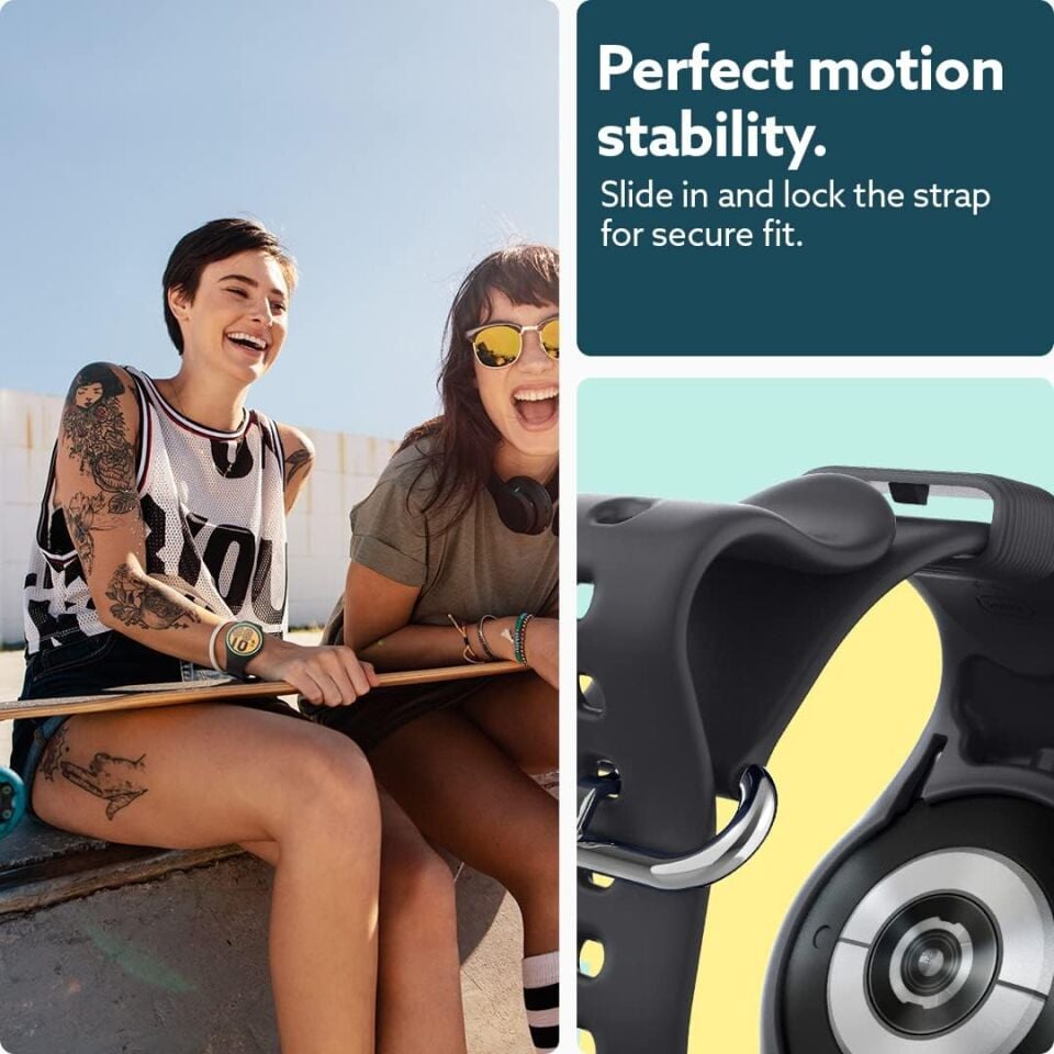 Spigen Caseology Galaxy Watch 5 / 4 (44mm) Kılıf Nano Pop Prune Charcoal