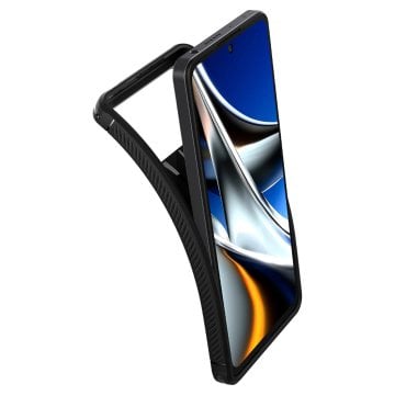 Poco X4 Pro Kılıf, Spigen Rugged Armor Matte Black