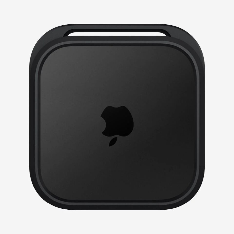 Spigen Apple TV 4K (3. nesil) Duvar Montaj Standı Silicone Fit Black