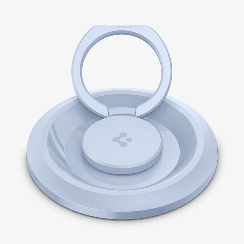 Spigen MagFit O-Mag Ring Manyetik Telefon Tutucu MagSafe iPhone 15 / iPhone 14 / iPhone 13 / iPhone 12 serisi ile Uyumlu Blue