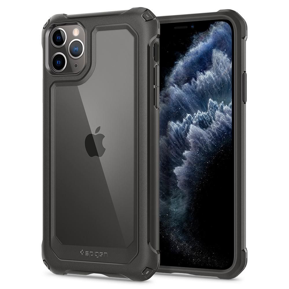 iPhone 11 Pro Max Kılıf, Spigen Gauntlet Gunmetal