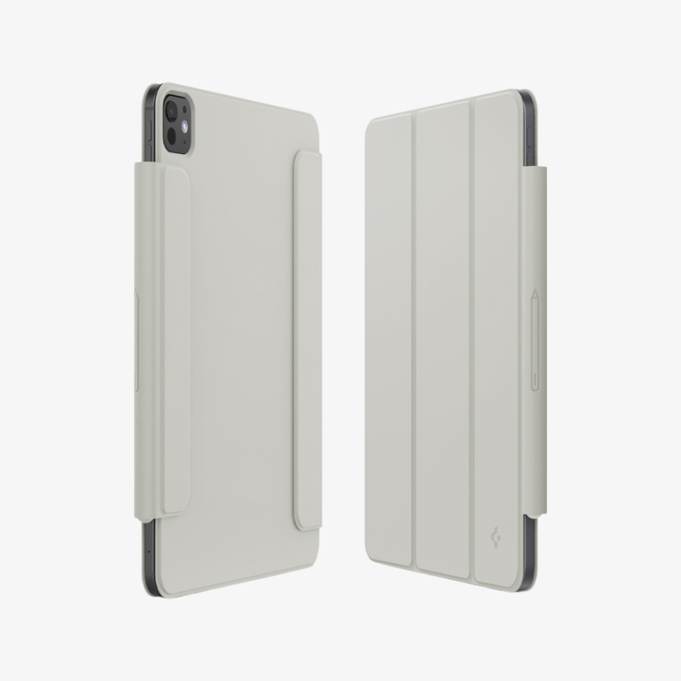 Spigen iPad Pro 11\'\' (2024) Kılıf Air Skin Folio OneTap Metal Ring MagFit Gray