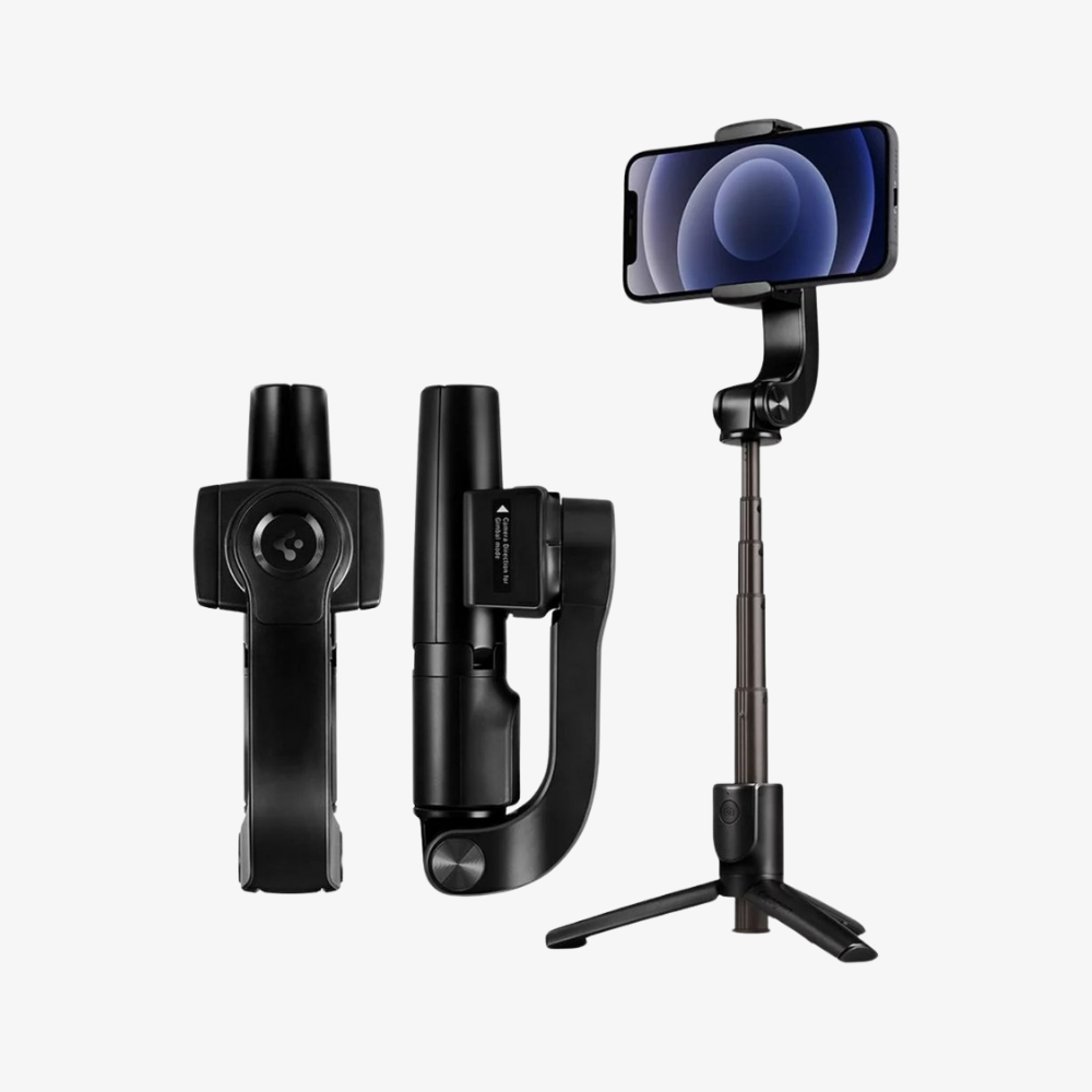 Gimbal Kablosuz Tripod Selfie Çubuğu, Spigen Tüm Cihazlarla Uyumlu S610W