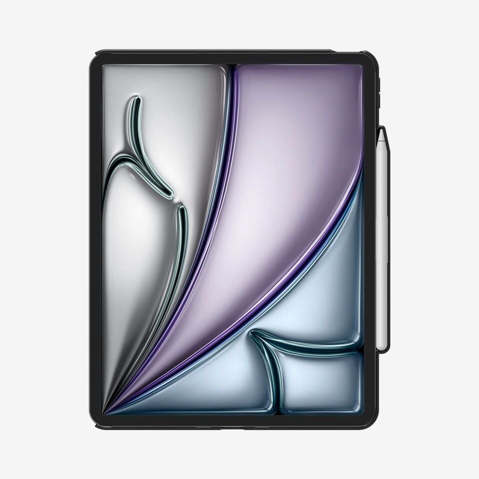 Spigen iPad Air 11'' M3 (2025) / M2 (2024) / Air 10.9'' (2022 / 2020) Kılıf Enzo Aramid OneTap Metal Ring MagFit Black