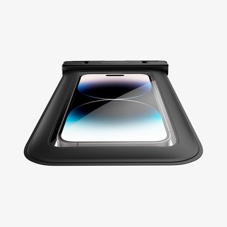 Spigen Aqua Shield WaterProof Universal (Tüm Cihazlarla Uyumlu) IPX8 Sertifikalı Su Geçirmez Kılıf Black