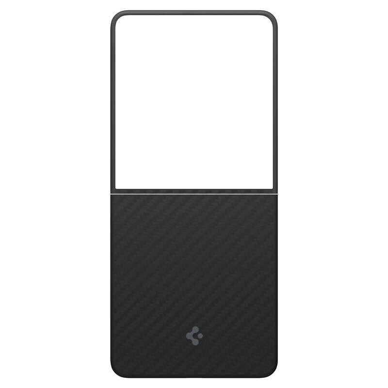Spigen Galaxy Z Flip 7 ince Kılıf Air Skin Aramid Hava Kanalı Teknolojisi™ Askeri Sınıf Koruma Black Dokulu Yüzey Kapak Black