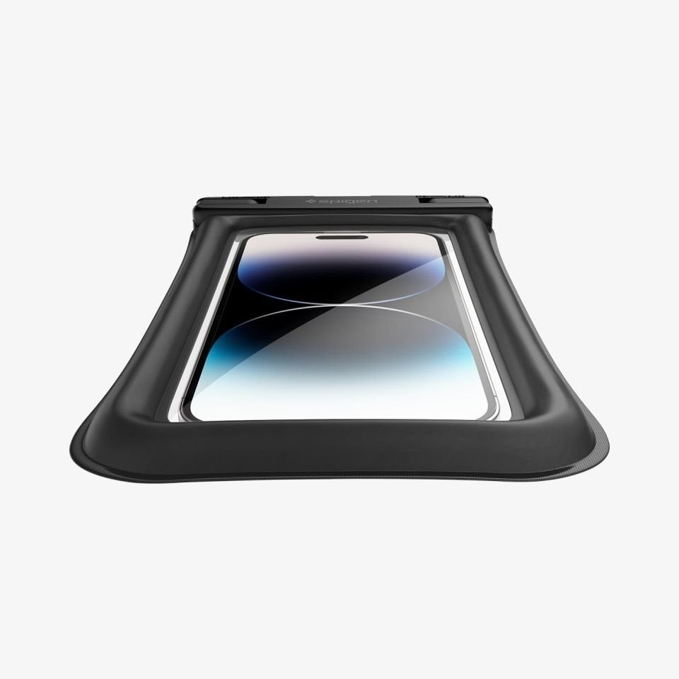 Spigen Aqua Shield Floating WaterProof Universal (Tüm Cihazlarla Uyumlu) IPX8 Sertifikalı Su Geçirmez Yüzer Kılıf Black