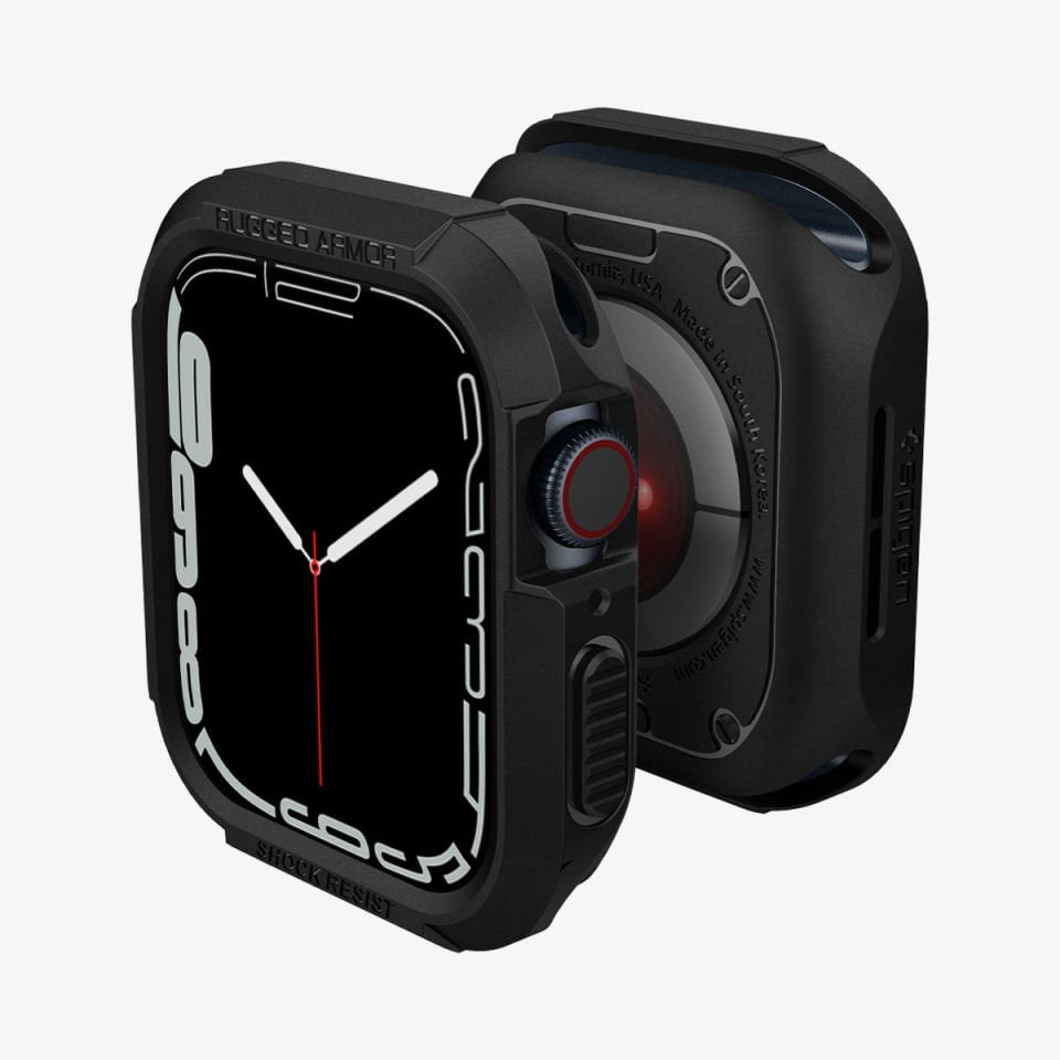 Spigen Apple Watch 41mm/40mm (Seri 9/8/SE2/7/6/SE/5/4) Kılıf Rugged Armor