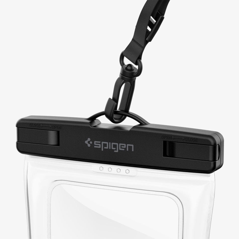 Spigen Aqua Shield Floating WaterProof Universal (Tüm Cihazlarla Uyumlu) IPX8 Sertifikalı Su Geçirmez Yüzer Kılıf Crystal Clear