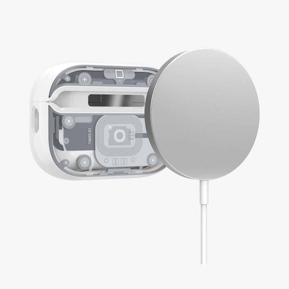 Spigen AirPods Pro (2. nesil) Kılıf Ultra Hybrid Zero One MagFit MagSafe White