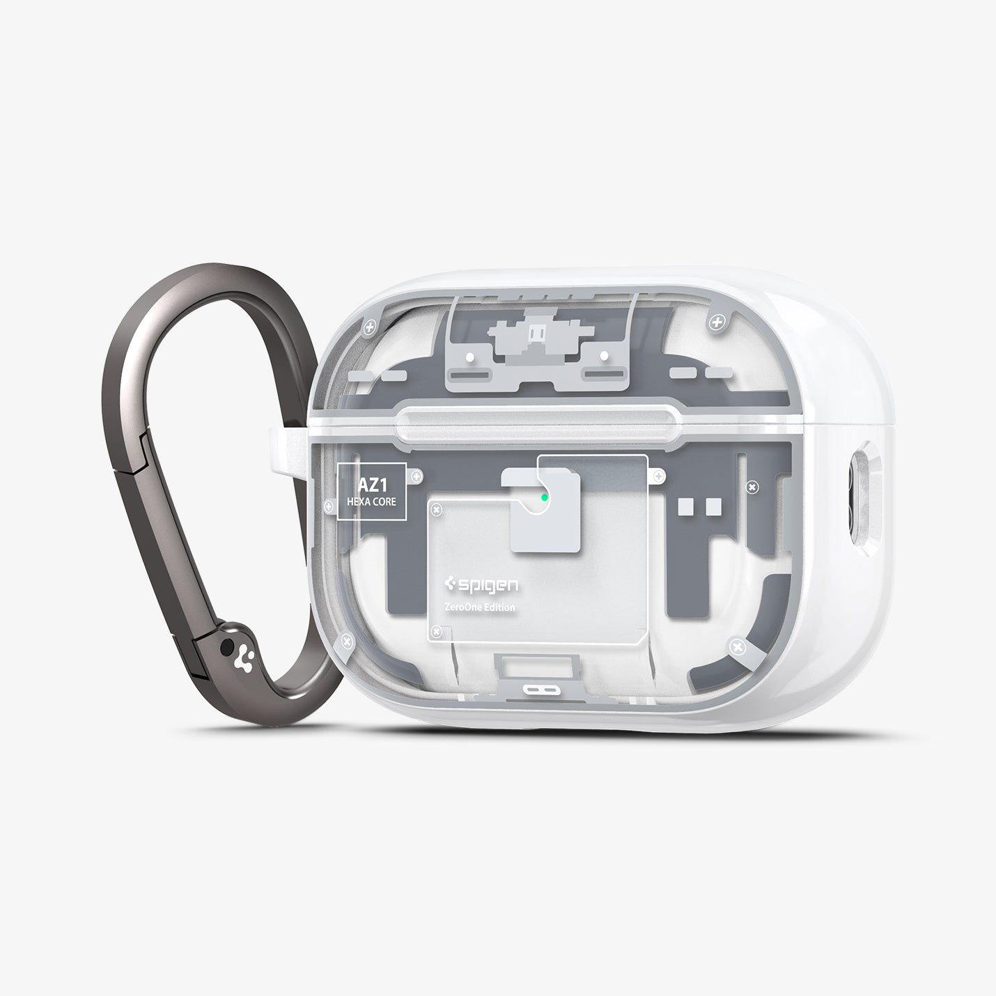 Spigen AirPods Pro (2. nesil) Kılıf Ultra Hybrid Zero One MagFit MagSafe White