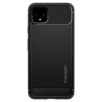Google Pixel 4 XL Kılıf, Spigen Rugged Armor Matte Black