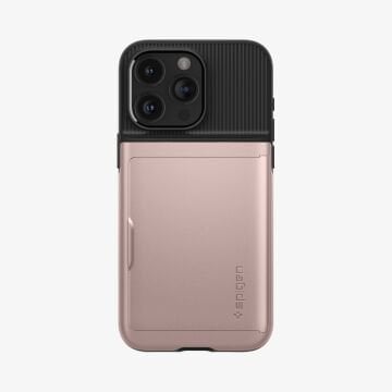 iPhone 15 Pro Kılıf, Spigen Slim Armor CS Rose Gold