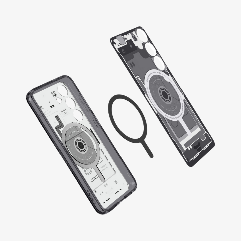 Spigen Galaxy S24 Kılıf Ultra Hybrid OneTap Metal Ring MagFit Black